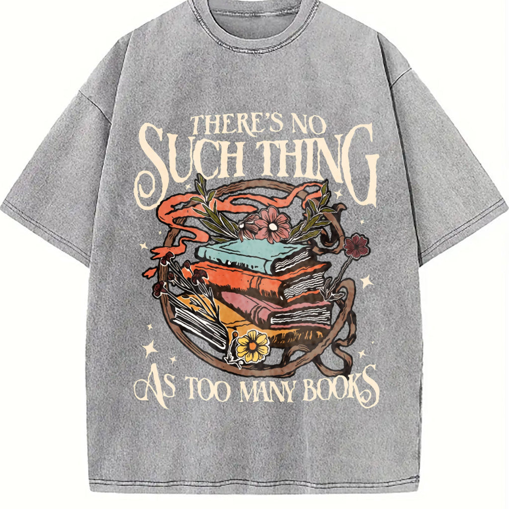 Book Letter Such Thing Vintage Washed T-Shirt product image 5