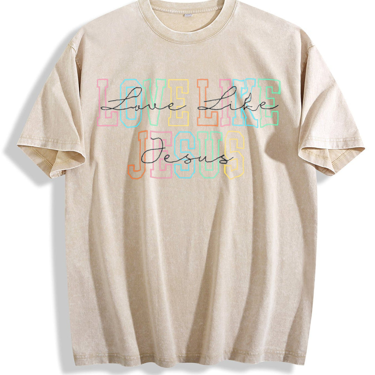 Love Like Jesus Vintage Washed T-Shirt product image 1