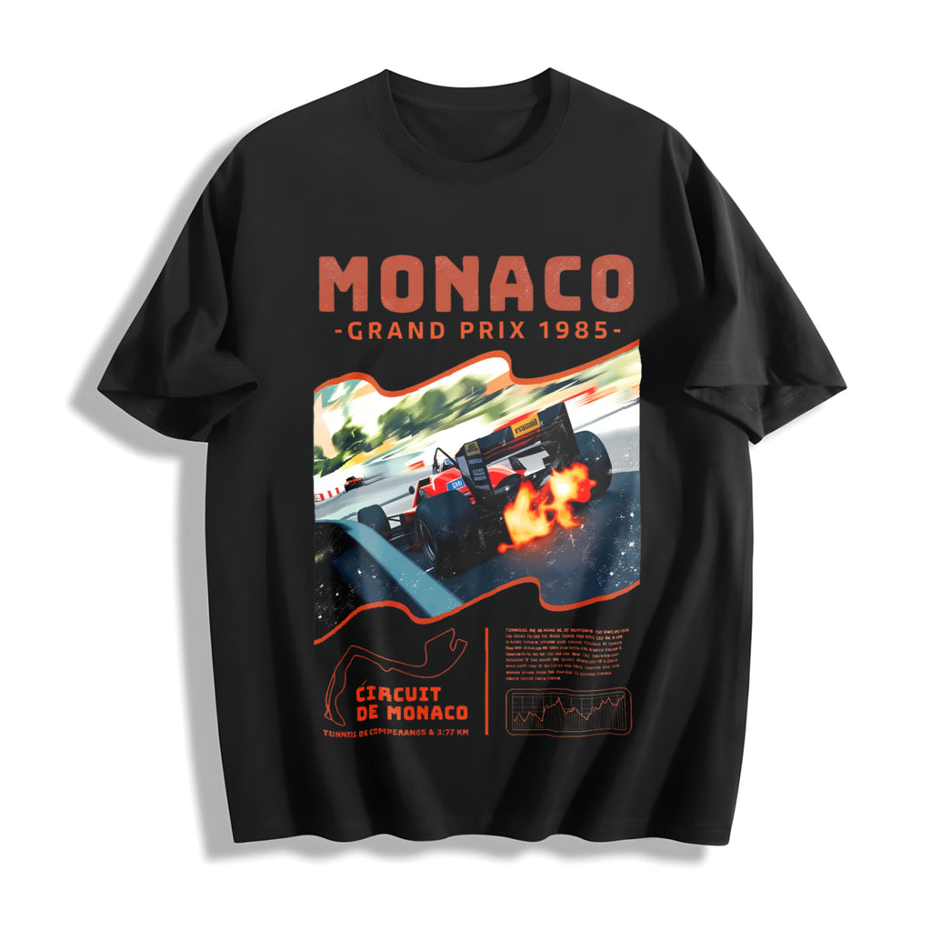 Monaco 1984 Classic 90s Funny Good Cotton T-Shirt product image 1
