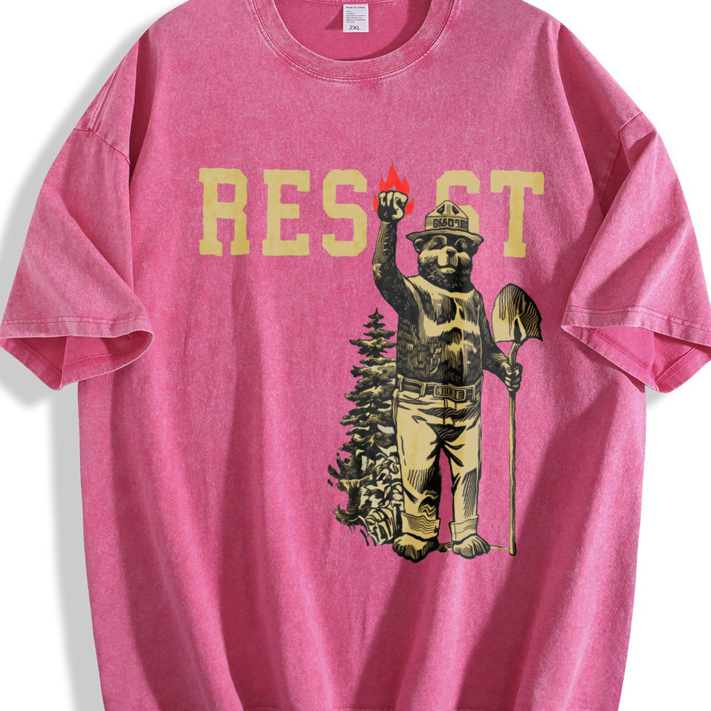 Smokey Bear Resist Vintage Washed T-Shirt product image 5