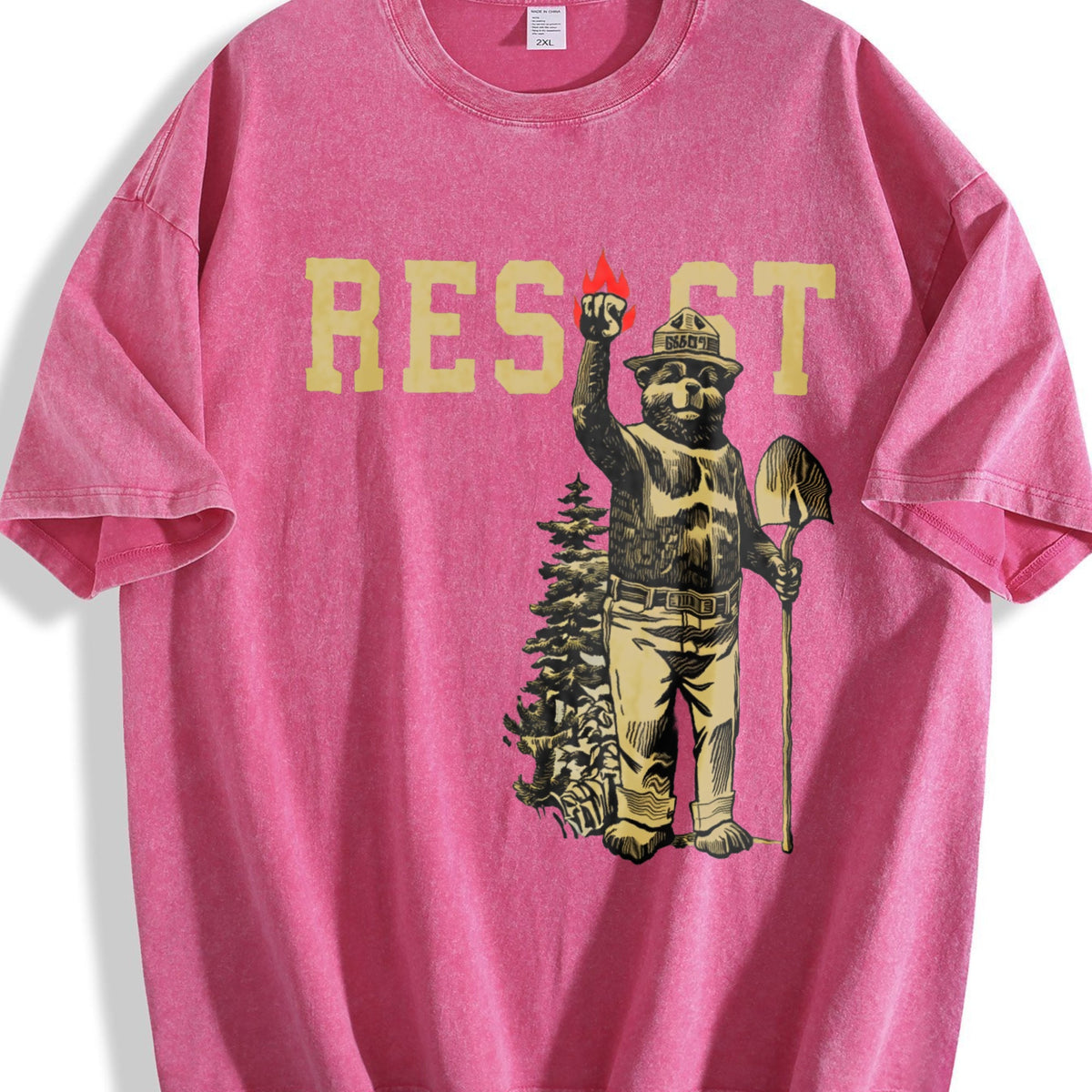 Smokey Bear Resist Vintage Washed T-Shirt product image 5