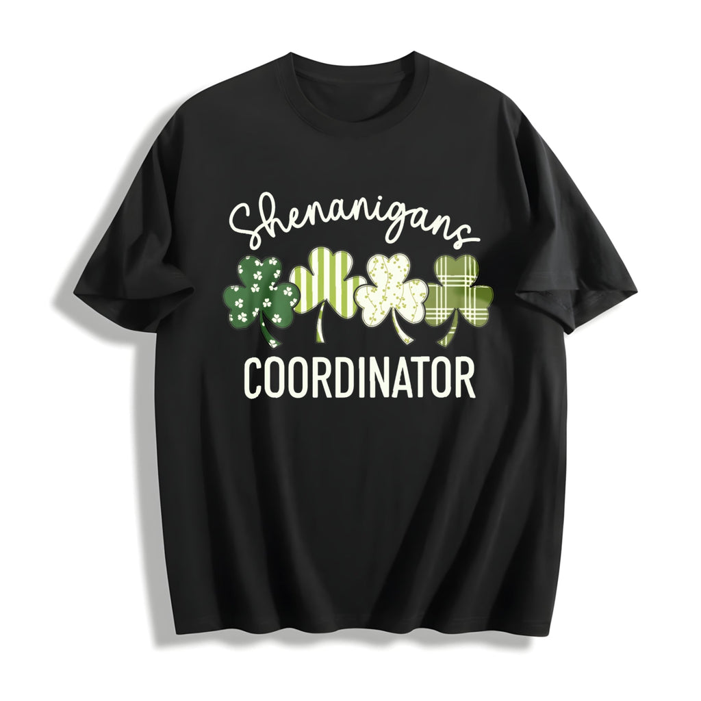 St Patricks Day Mom : Saint Paddys Funny Mama Cotton T-Shirt product image 1