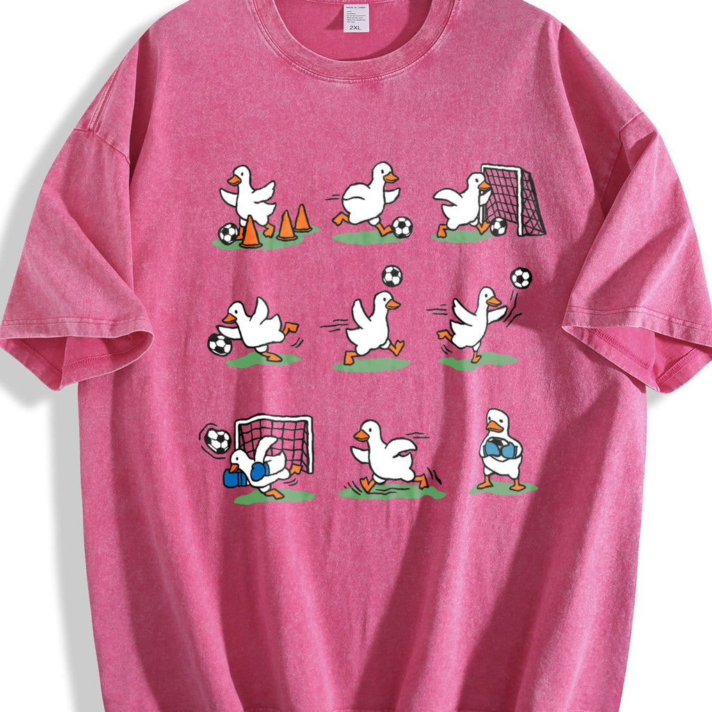 Funny Goose Soccer Vintage Washed T-Shirt product image 5