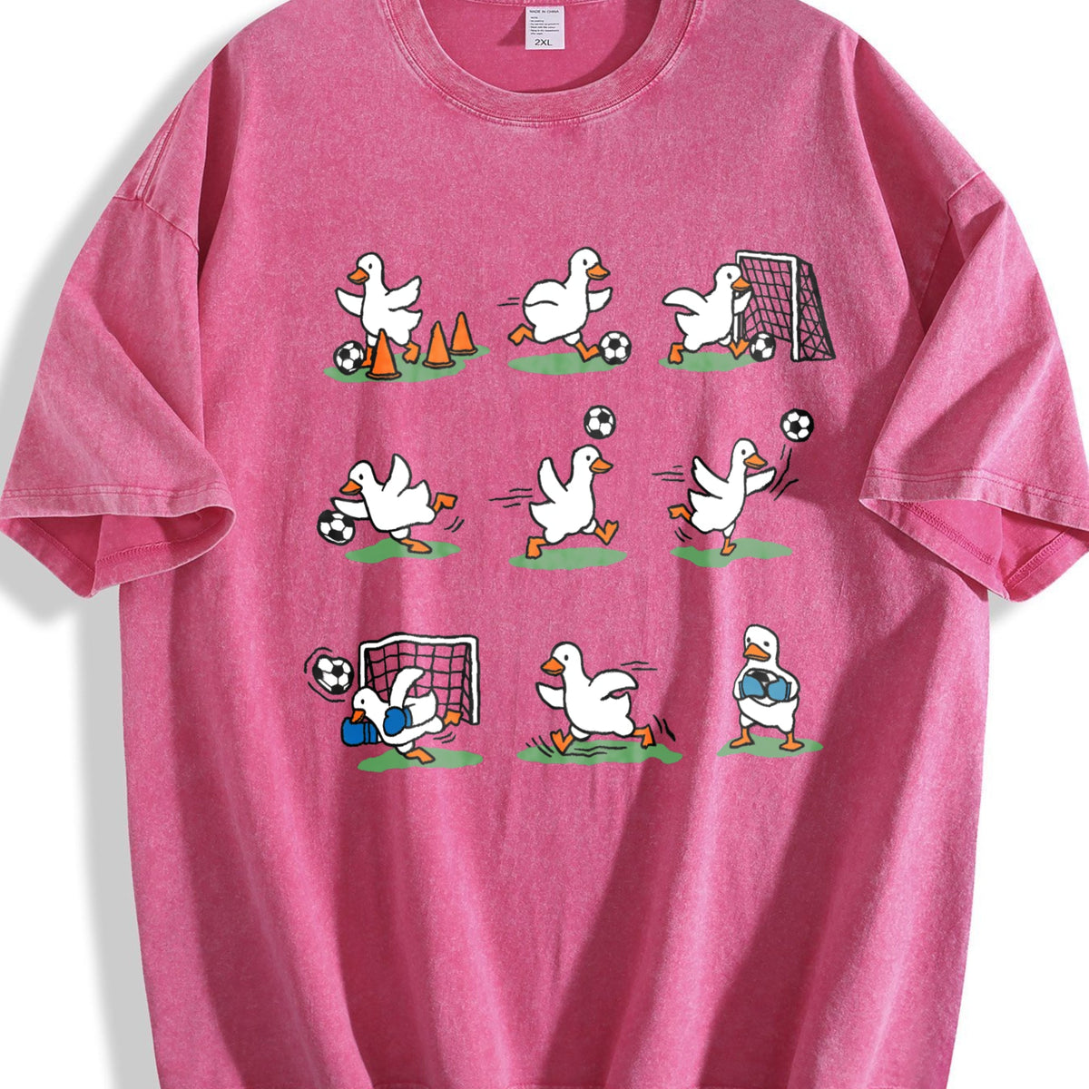 Funny Goose Soccer Vintage Washed T-Shirt product image 5
