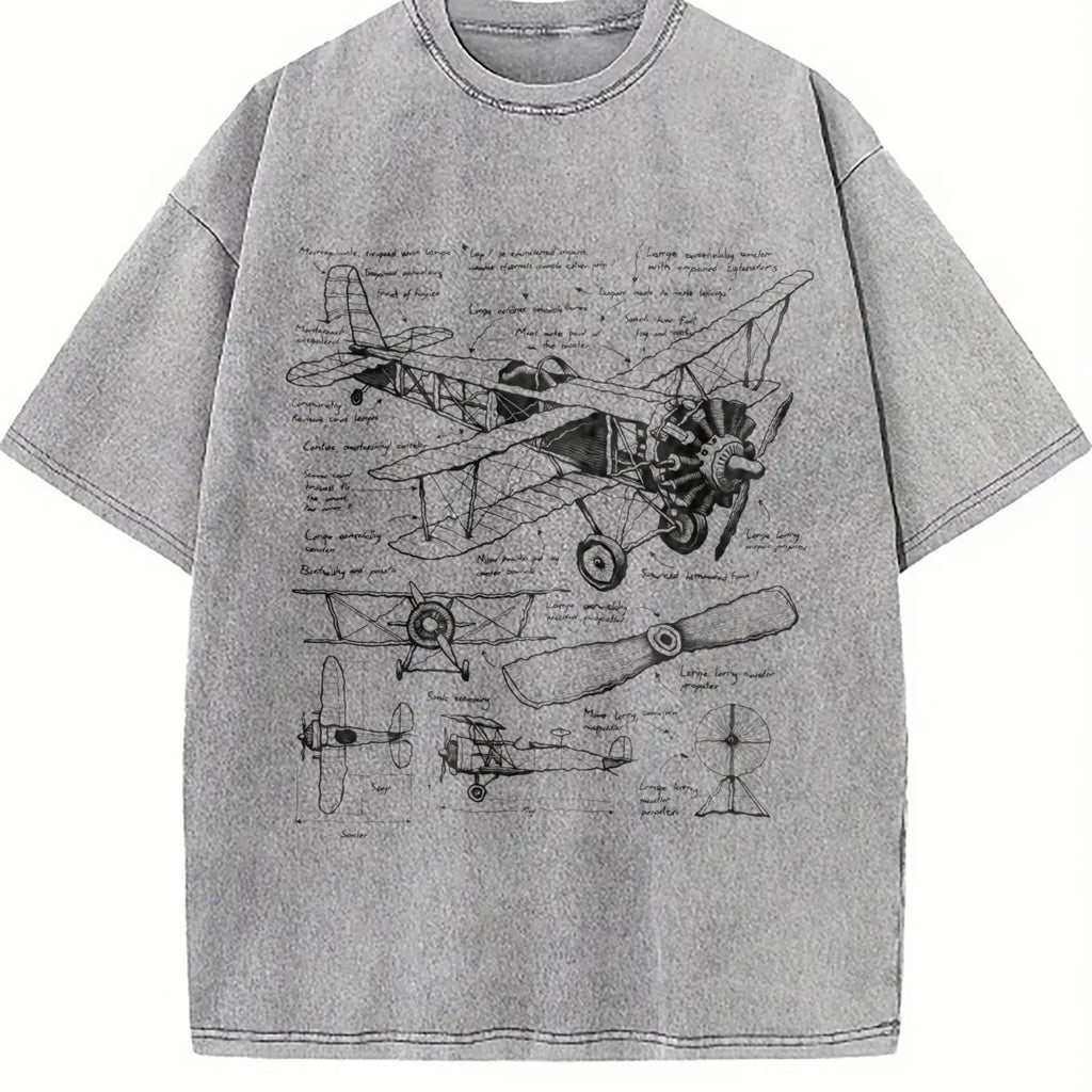 Plane Vintage Washed T-Shirt product image 5