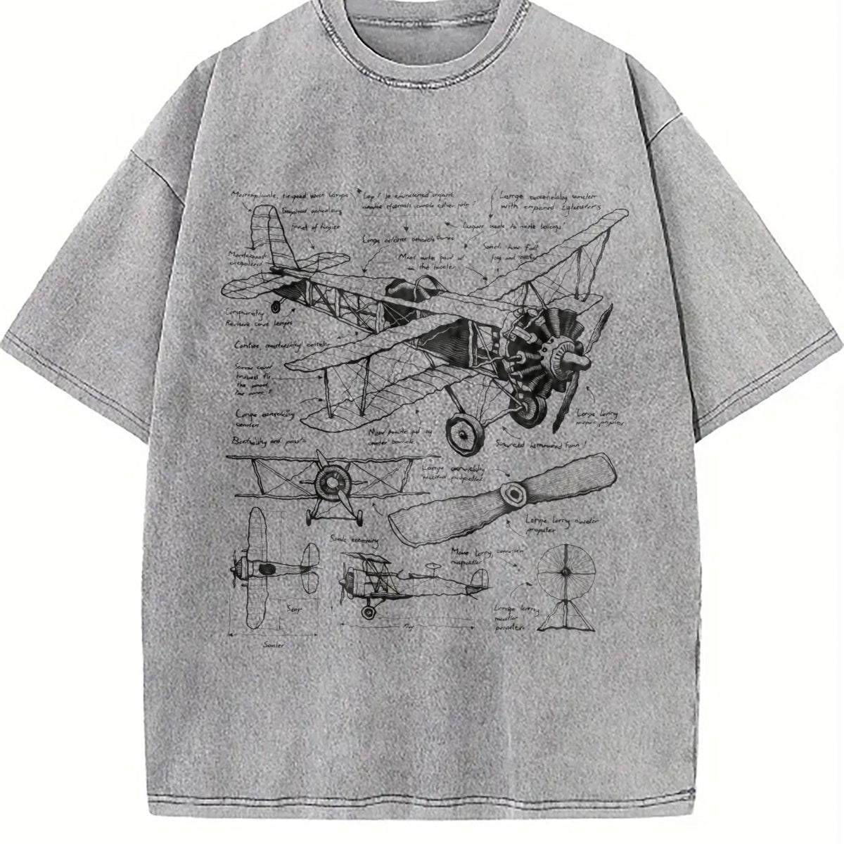 Plane Vintage Washed T-Shirt product image 5