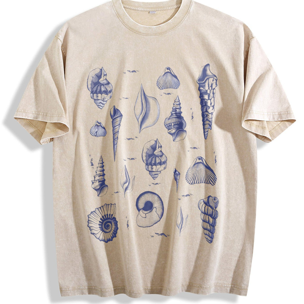 Sea Shell Tattoo Vintage Washed T-Shirt product image 1