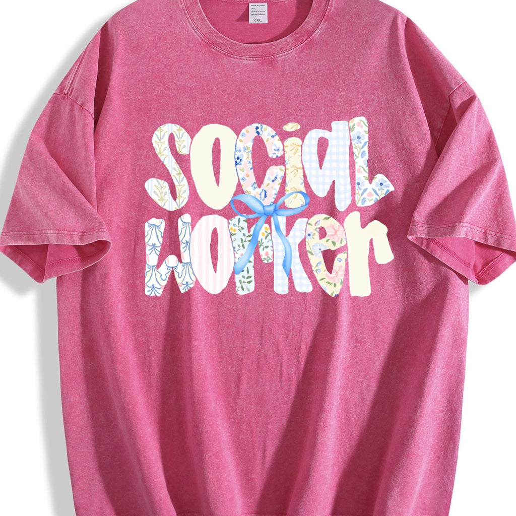 Social Worker Vintage Washed T-Shirt product image 5