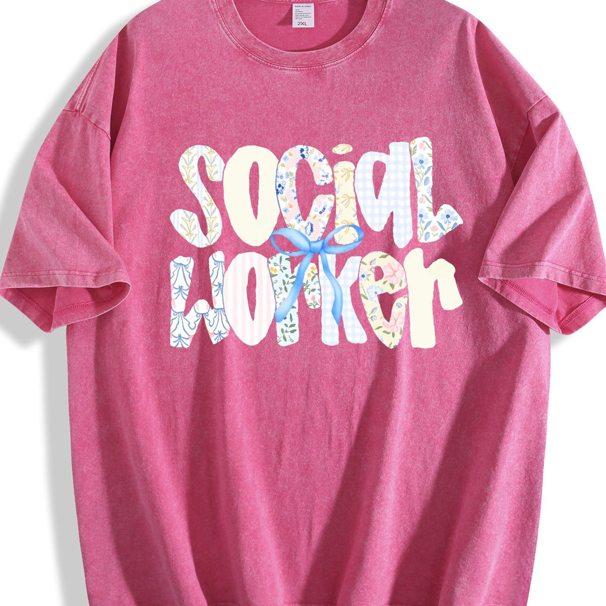Social Worker Vintage Washed T-Shirt product image 5
