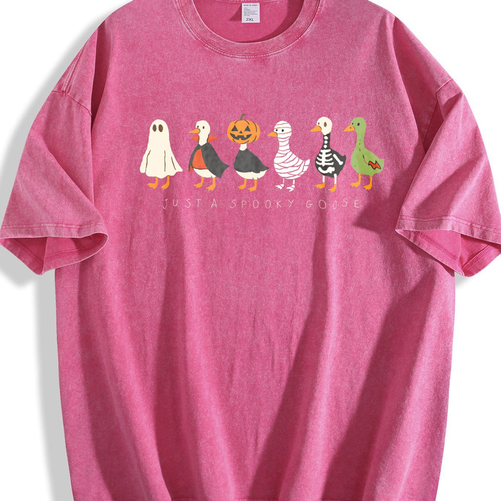 Halloween Goose Vintage Washed T-Shirt product image 5