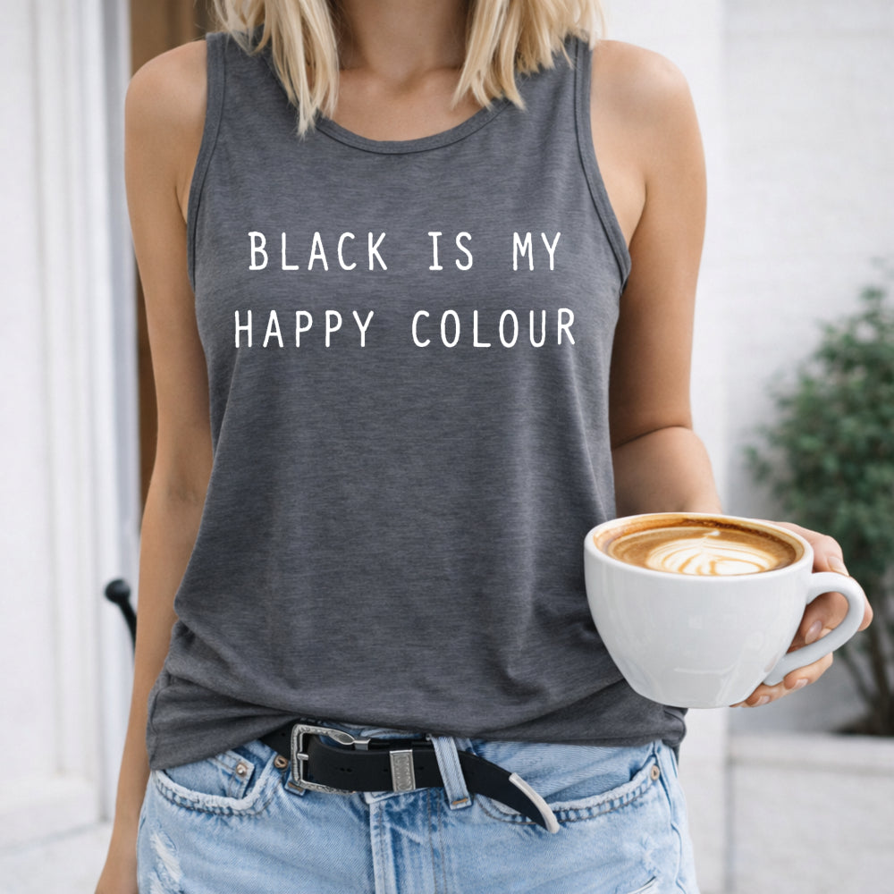 Black Is My Happy Colour Women's Tank Top