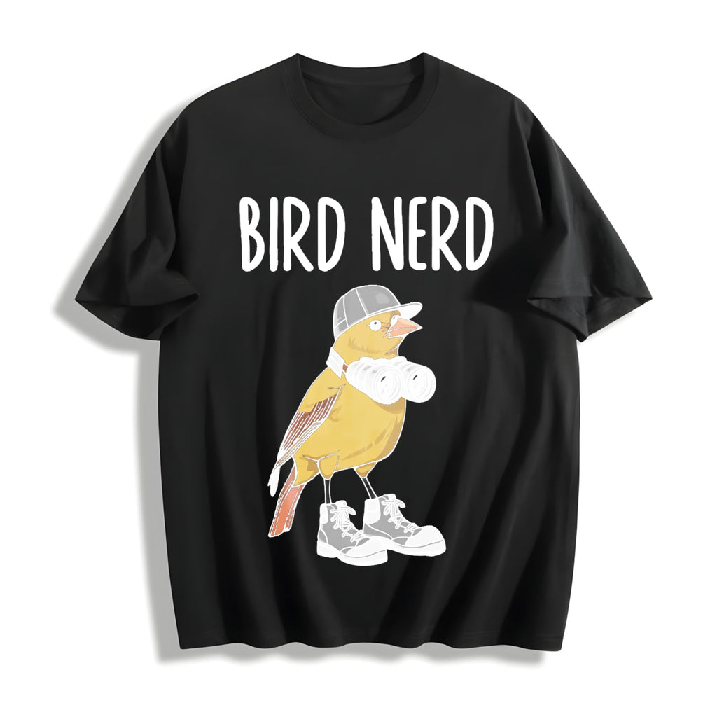 Bird Nerd Cotton T-Shirt product image 1