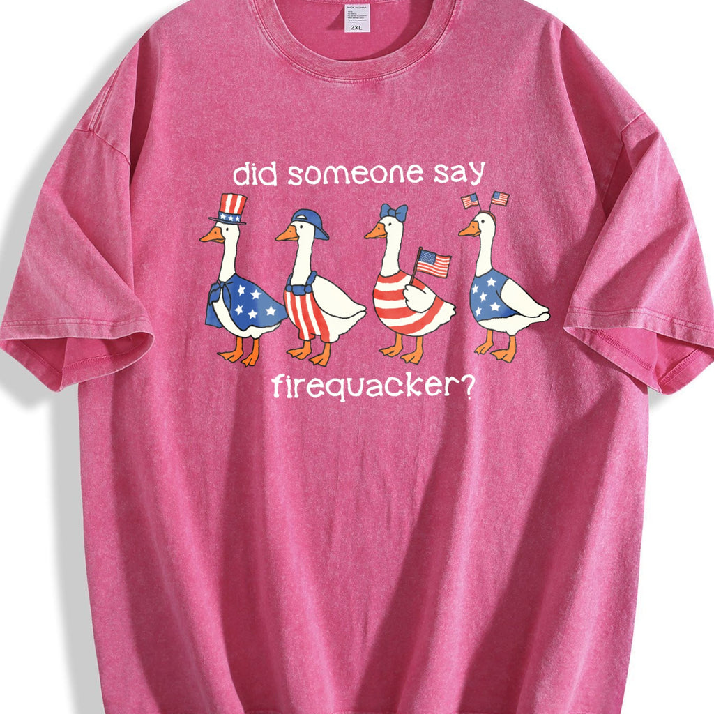 Firequacker Goose Vintage Washed T-Shirt product image 5