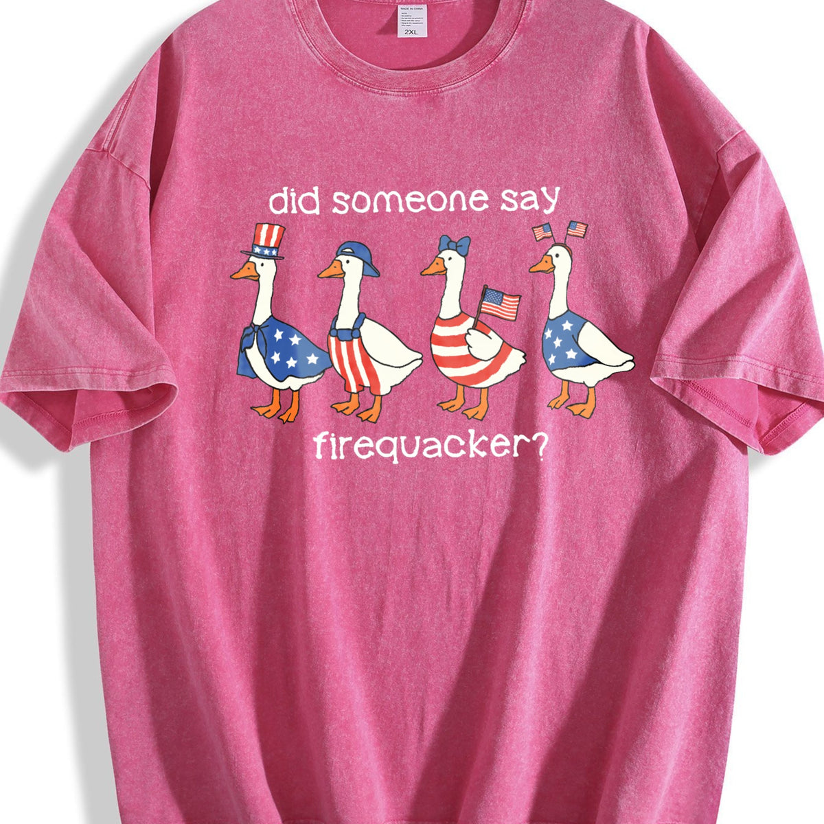 Firequacker Goose Vintage Washed T-Shirt product image 5