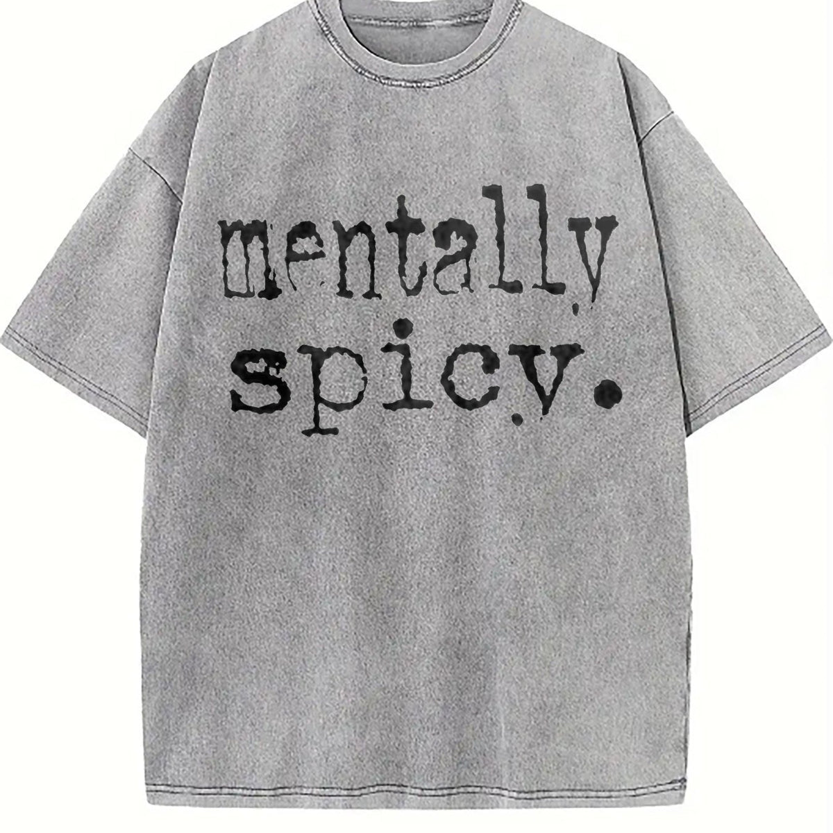 Mentally Spicy Vintage Washed T-Shirt product image 4
