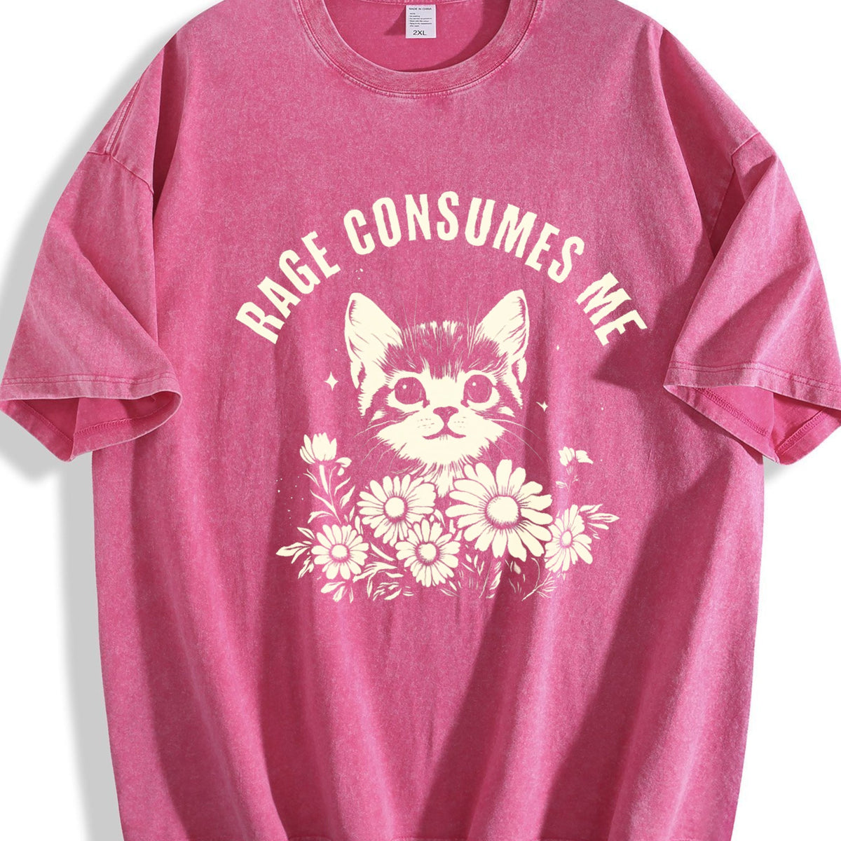 Rage Consumes Me Vintage Washed T-Shirt product image 5