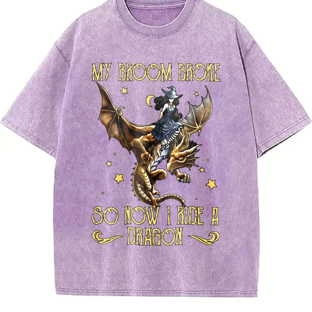 Sister Autumn : Witch Riding A Flying Dragon Letter Vintage product image 6