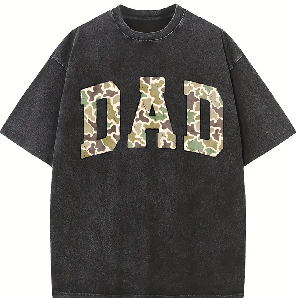 Camo Dad Vintage Washed T-Shirt product image 2