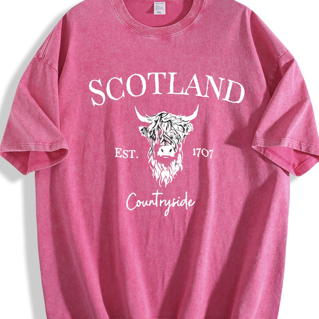 Scotland Buffalo Vintage Washed T-Shirt product image 7