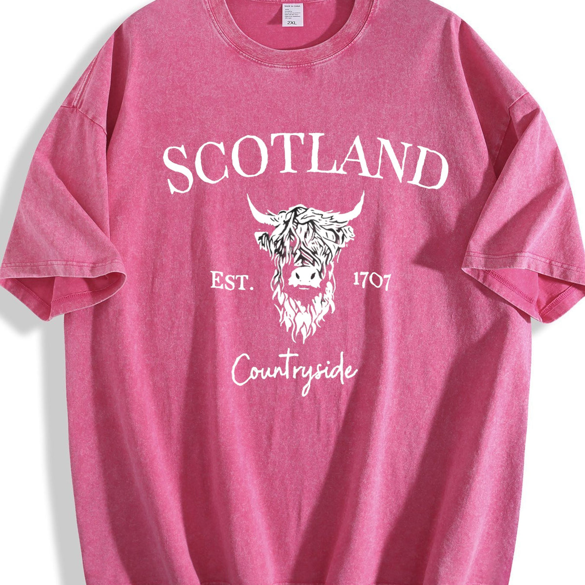 Scotland Buffalo Vintage Washed T-Shirt product image 7