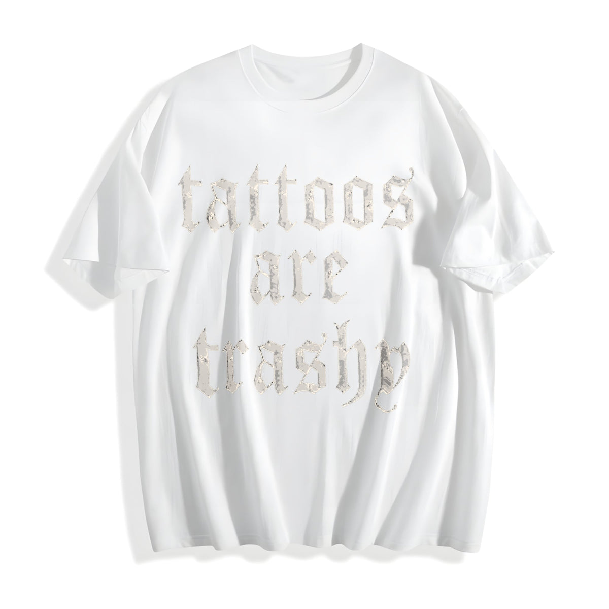 Tattoos Are Trashy Cotton T-Shirt product image 2