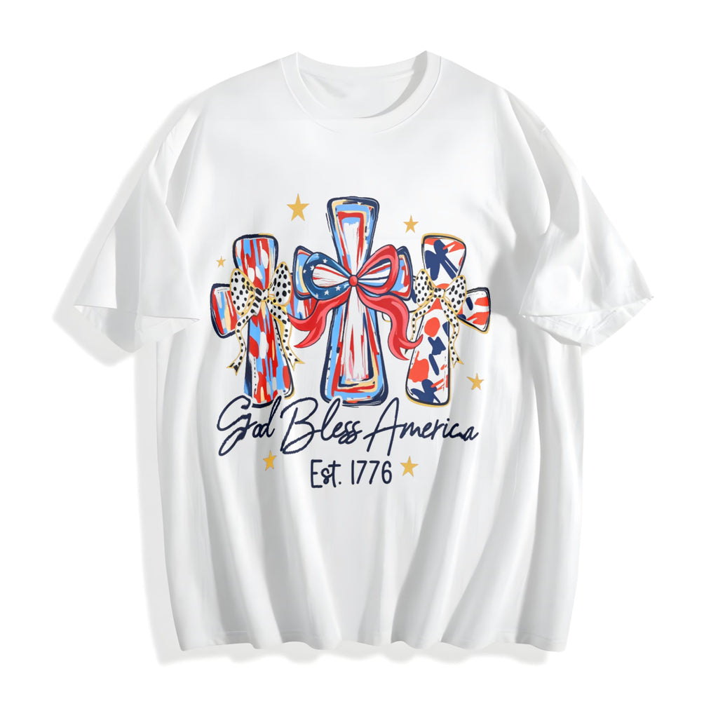 God Bless America Cotton T-Shirt product image 2