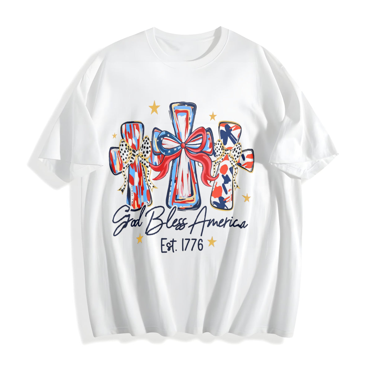 God Bless America Cotton T-Shirt product image 2