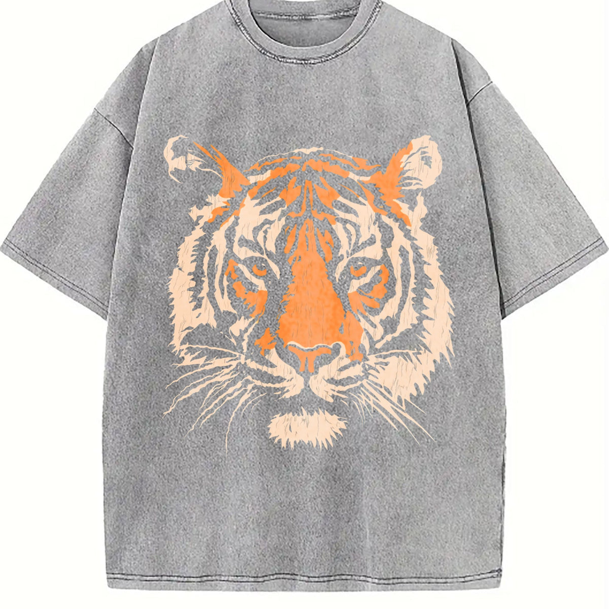 Tiger Face - Summer Beachwear Vintage Washed T-Shirt product image 4