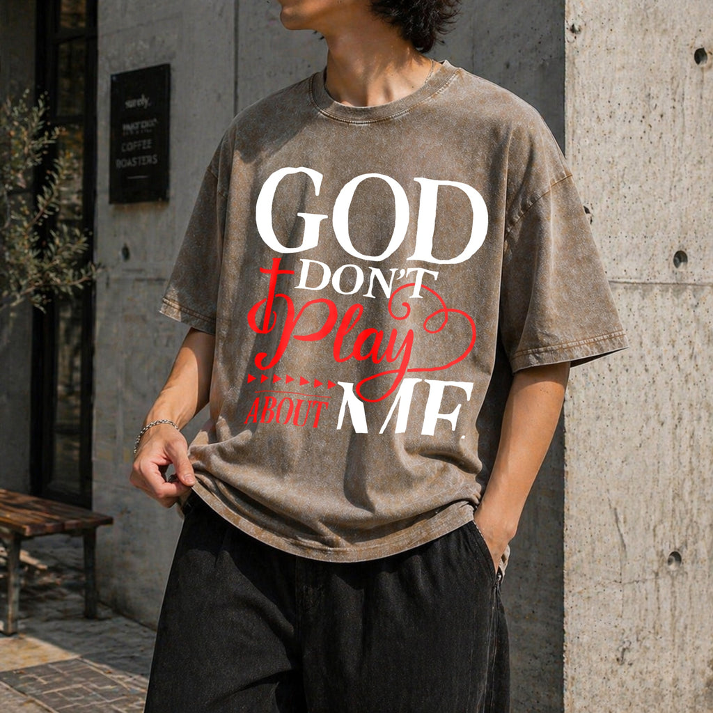 God Dont Play About Me Inspirational Faith Christ Vintage product image 3