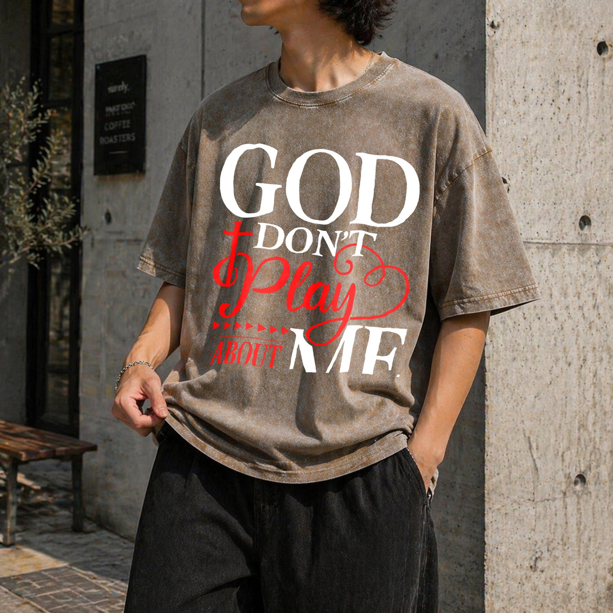 God Dont Play About Me Inspirational Faith Christ Vintage product image 3