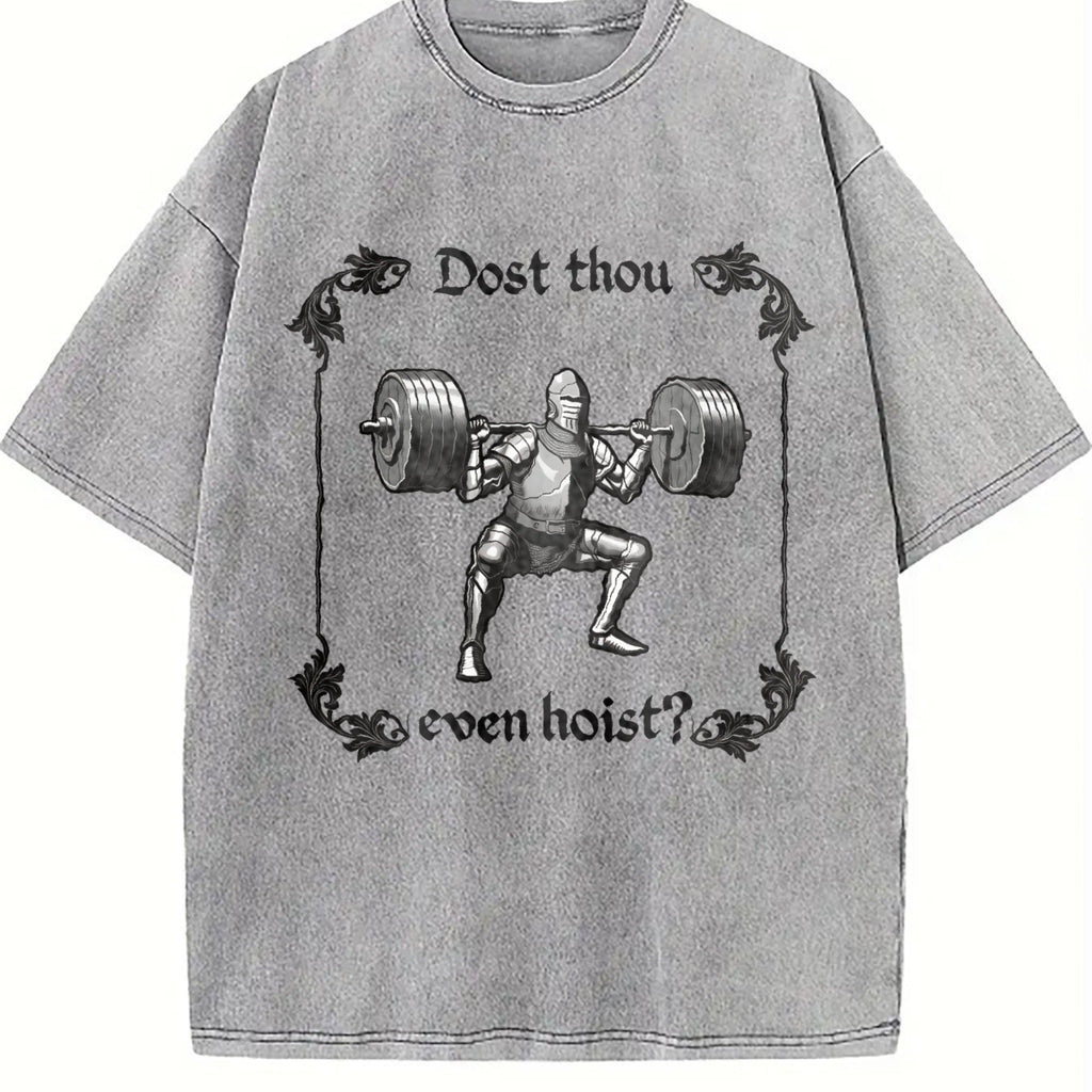 Funny Gym Vintage Washed T-Shirt product image 4