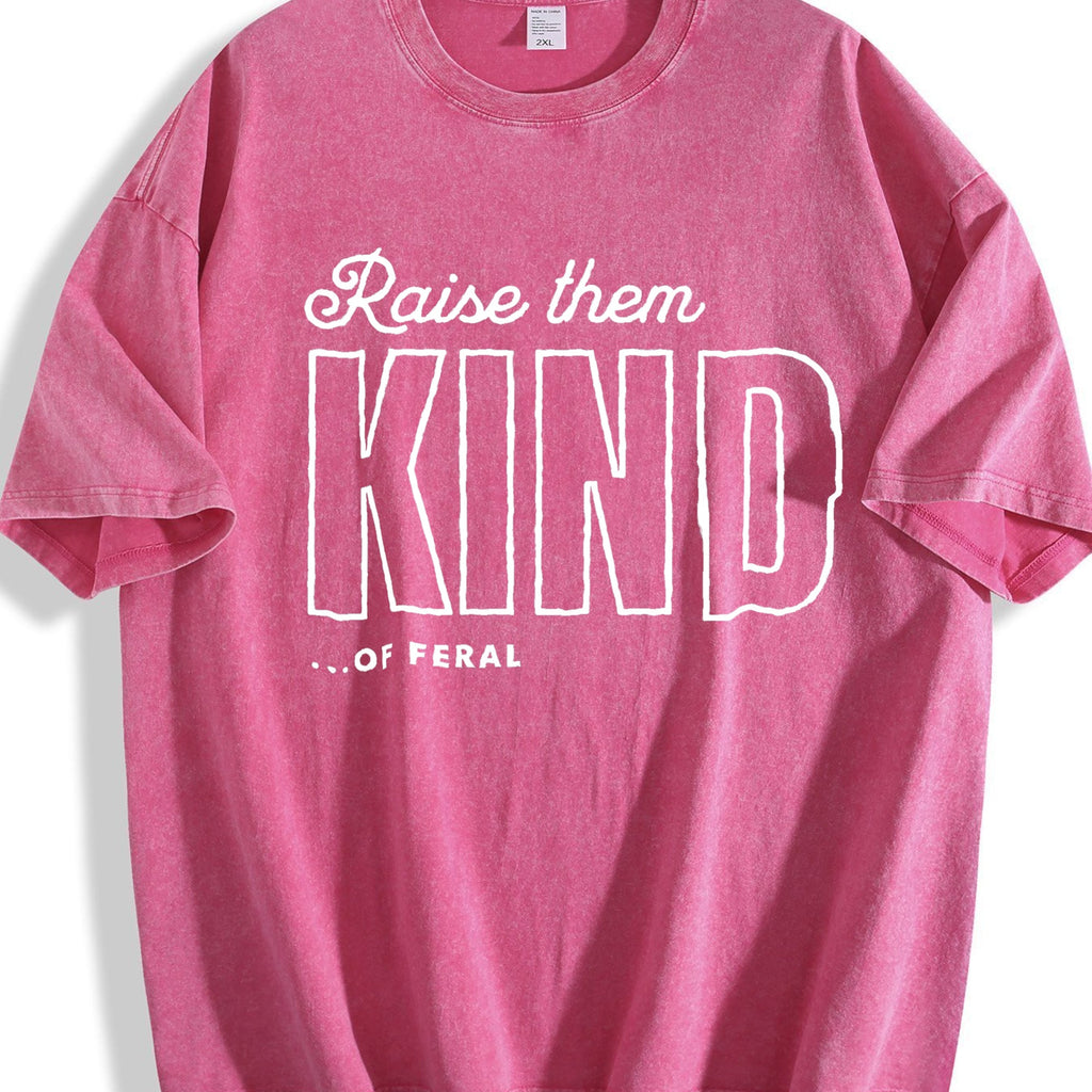 Raise Them Feral Vintage Washed T-Shirt product image 5