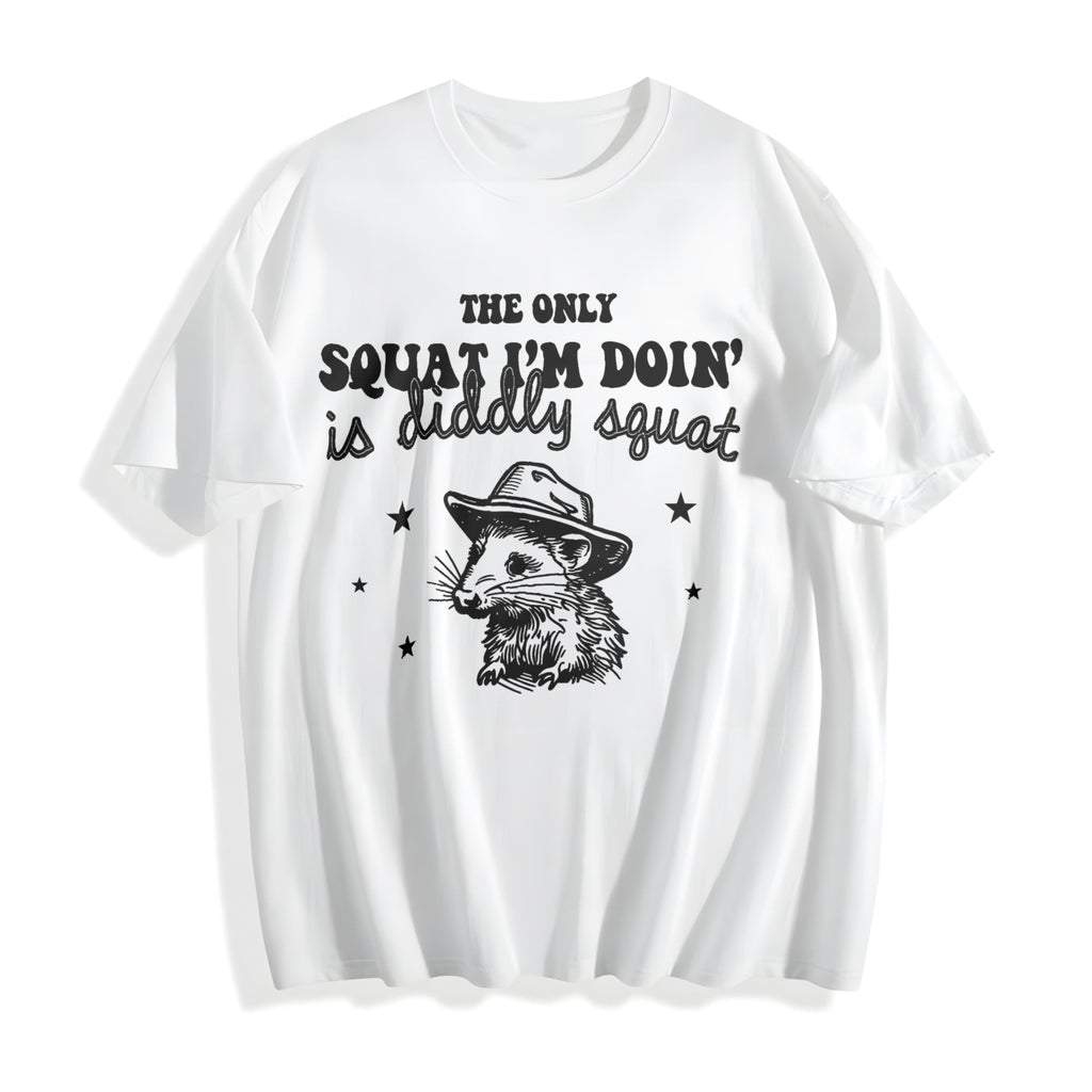 Diddly Squat Possum Funny Cotton T-Shirt product image 2