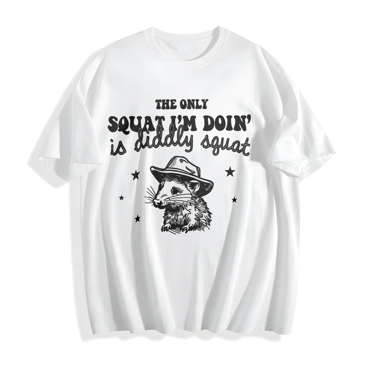 Diddly Squat Possum Funny Cotton T-Shirt product image 2