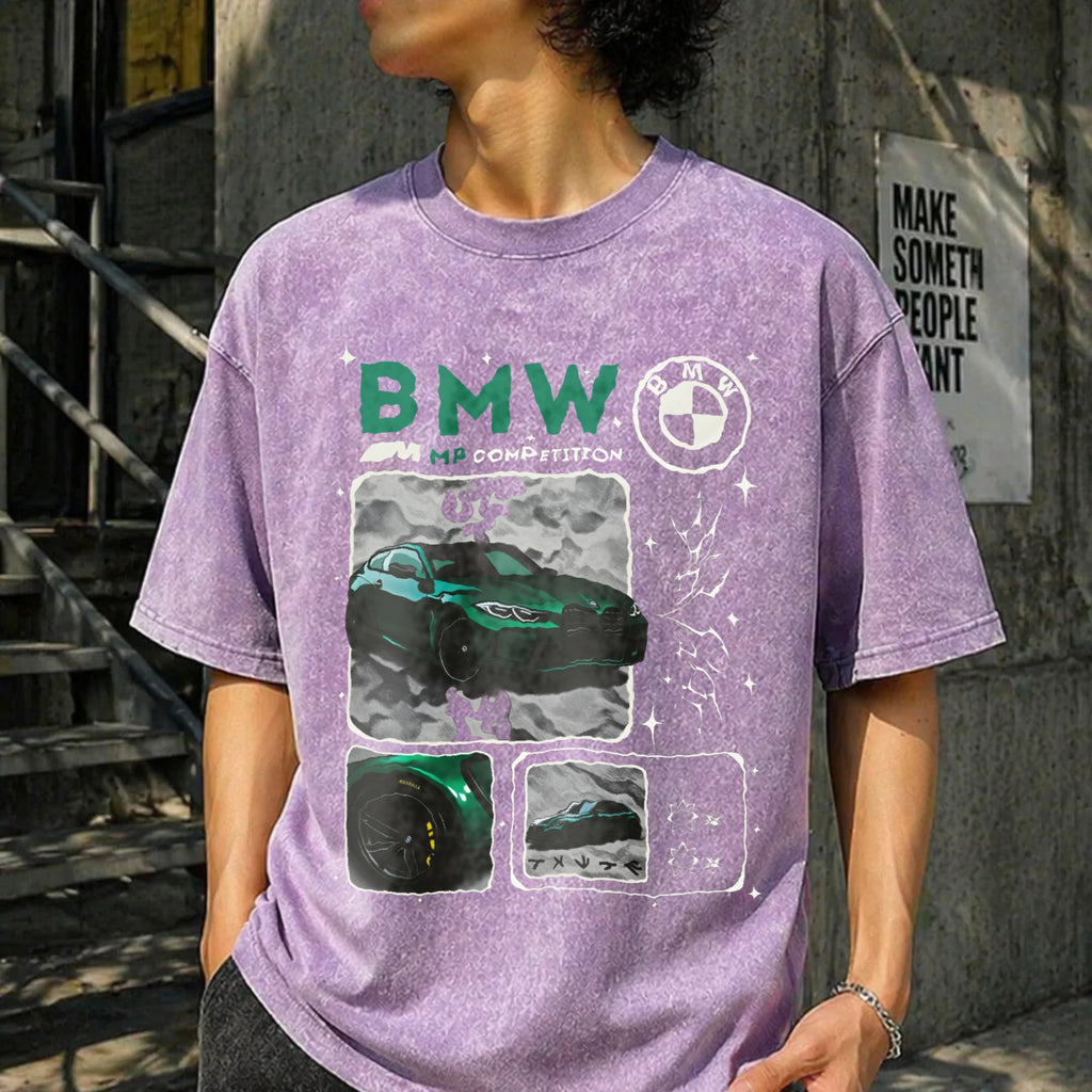 M4 Competition B M W Vintage Washed T-Shirt product image 6