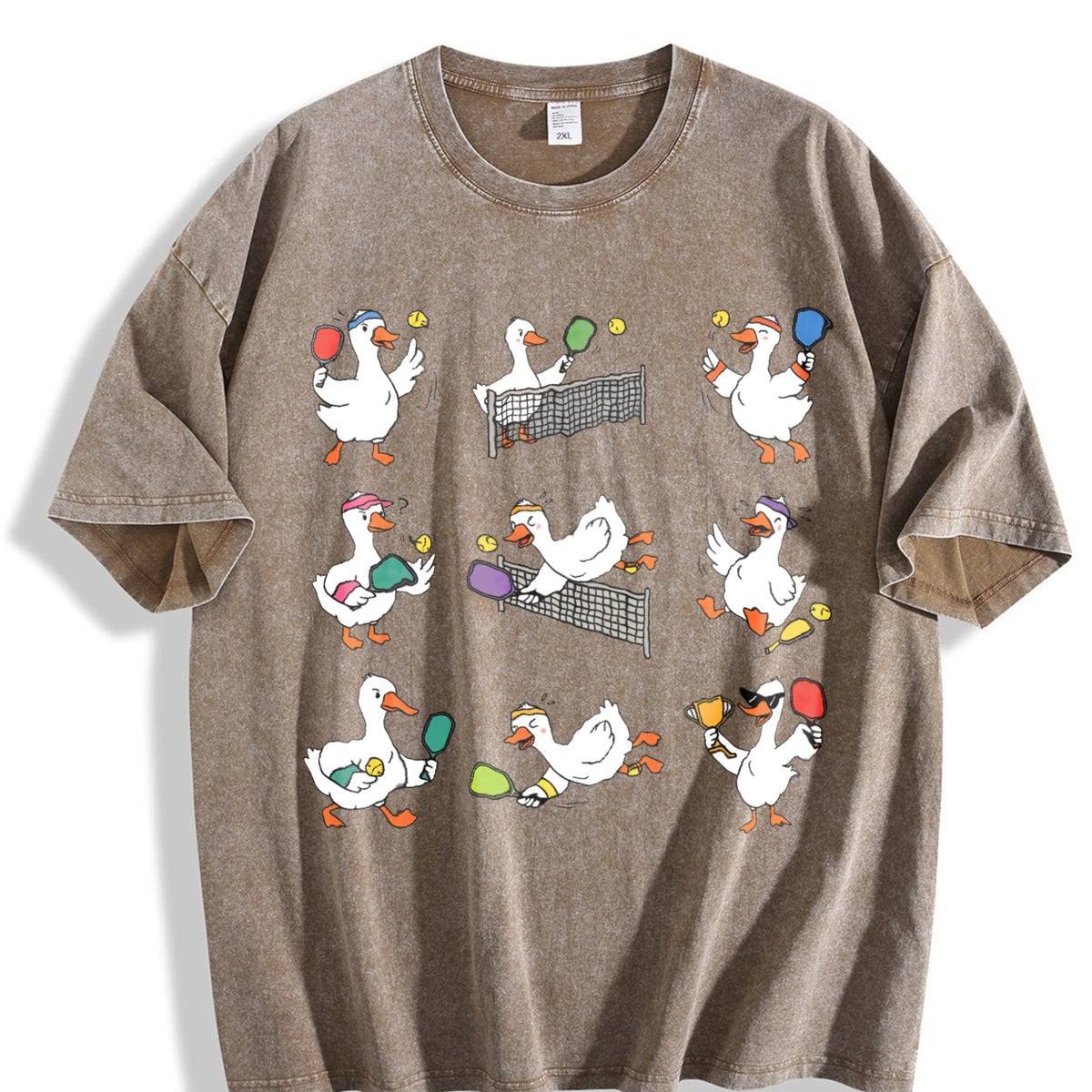 Funny Goose Pickleball Vintage Washed T-Shirt product image 3