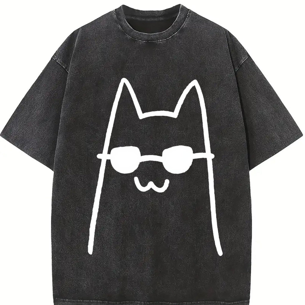 Pure A Of A 'proud Cat' This Is A Hip-hop Vintage Washed product image 2