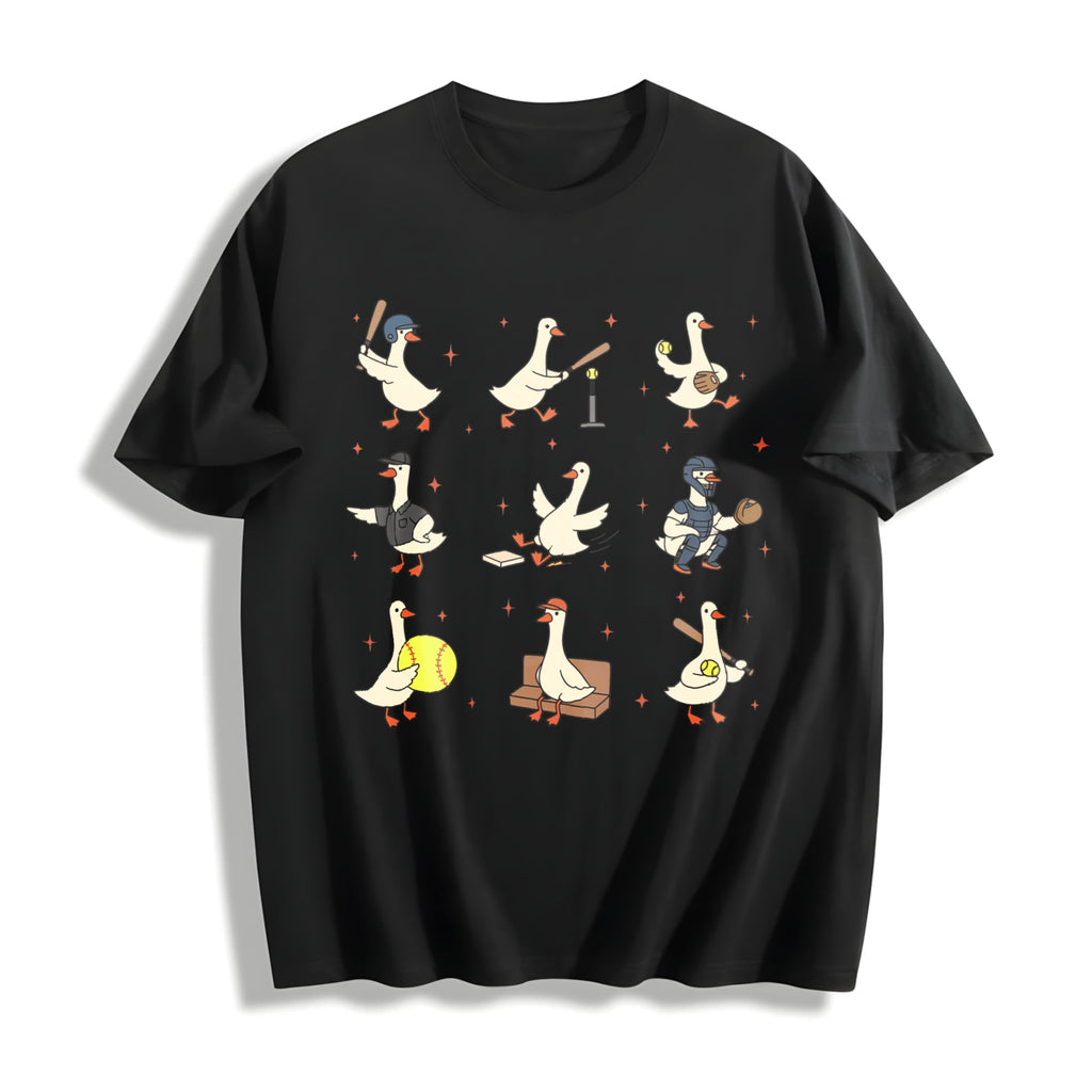 Silly Goose Softball Cotton T-Shirt product image 1