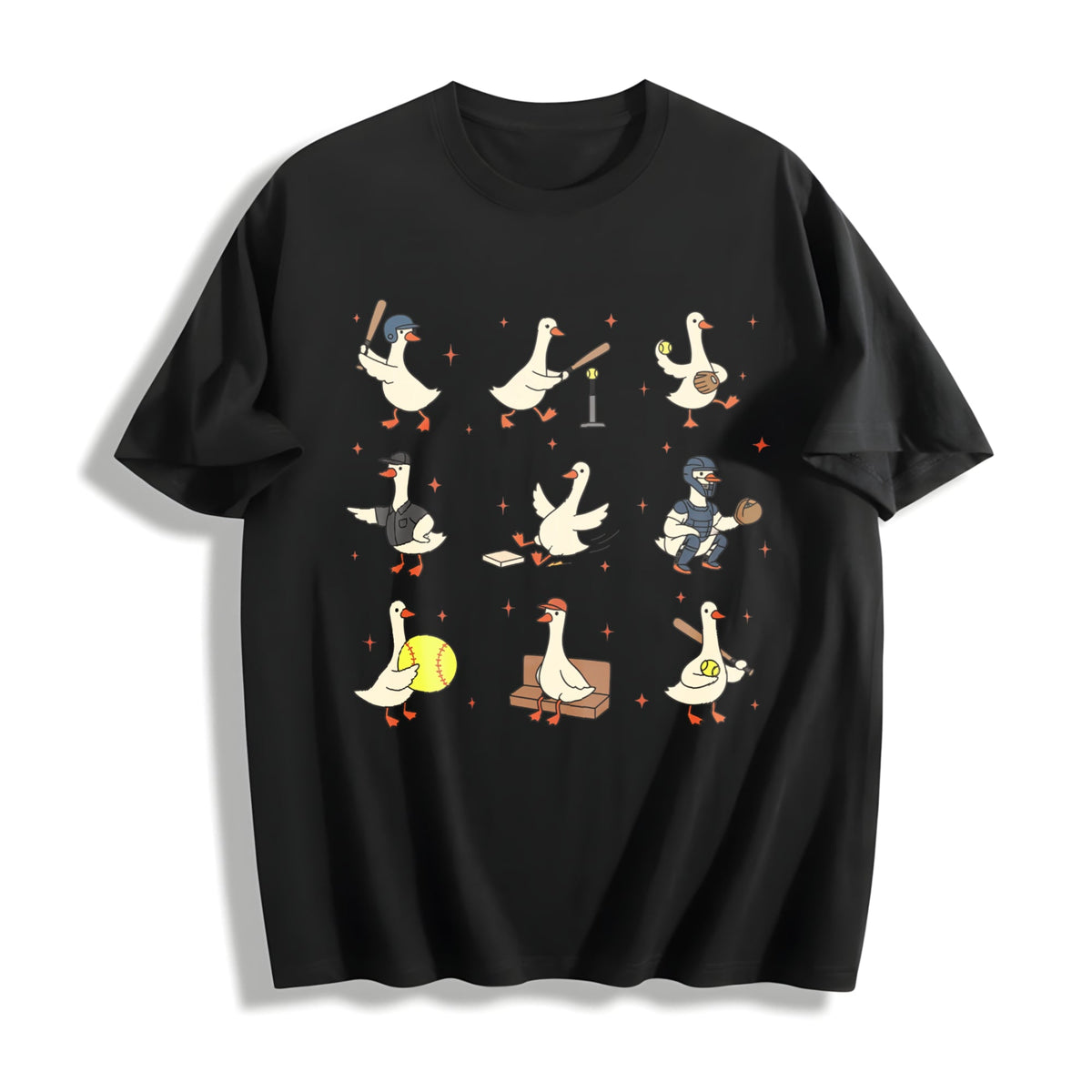 Silly Goose Softball Cotton T-Shirt product image 1