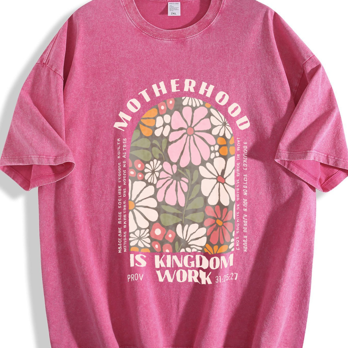 Motherhood Is The Kingdom Of Work Vintage Washed T-Shirt product image 5
