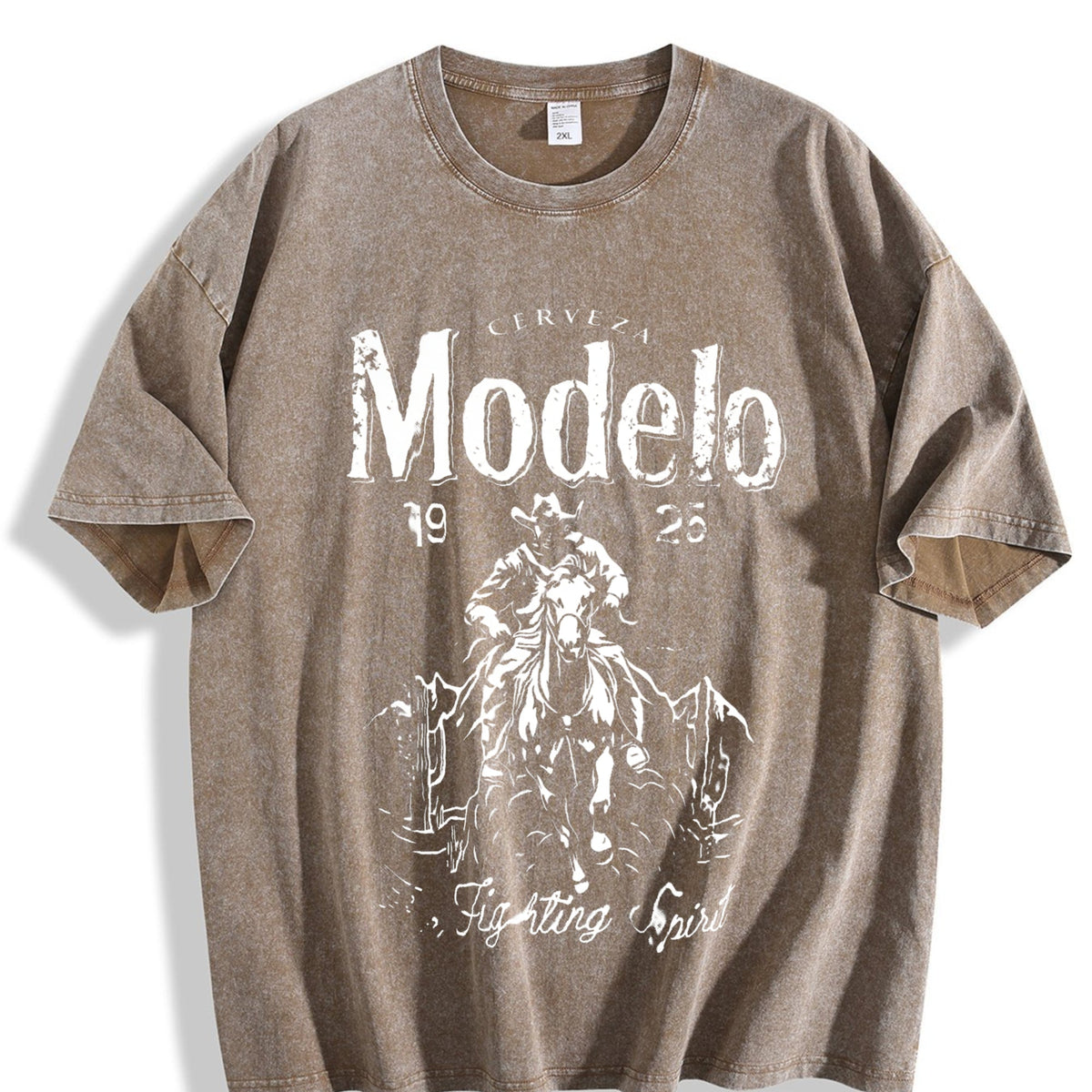 Modelo Fighting Spirit Vintage Washed T-Shirt product image 3