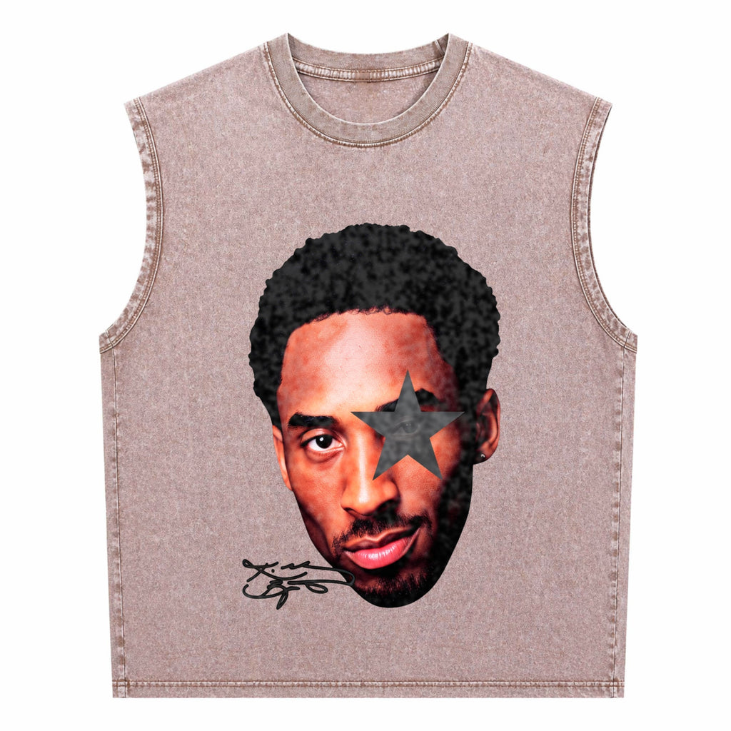 Kb24 Wet Cement Men's Washed Tank Top