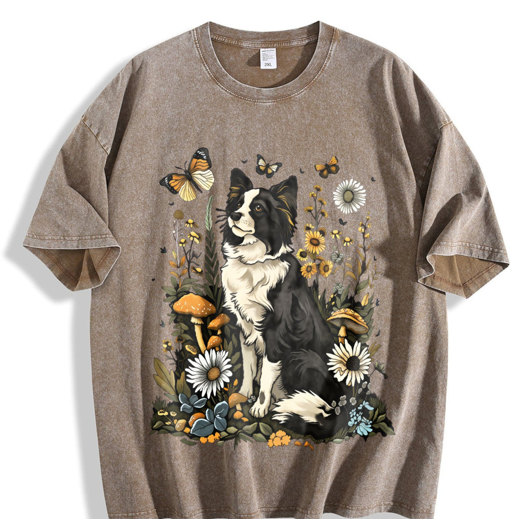 Dog - With Cute Puppy & Canine Vintage Washed T-Shirt product image 3