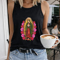Cartoon Virgin Mary Women's Tank Top