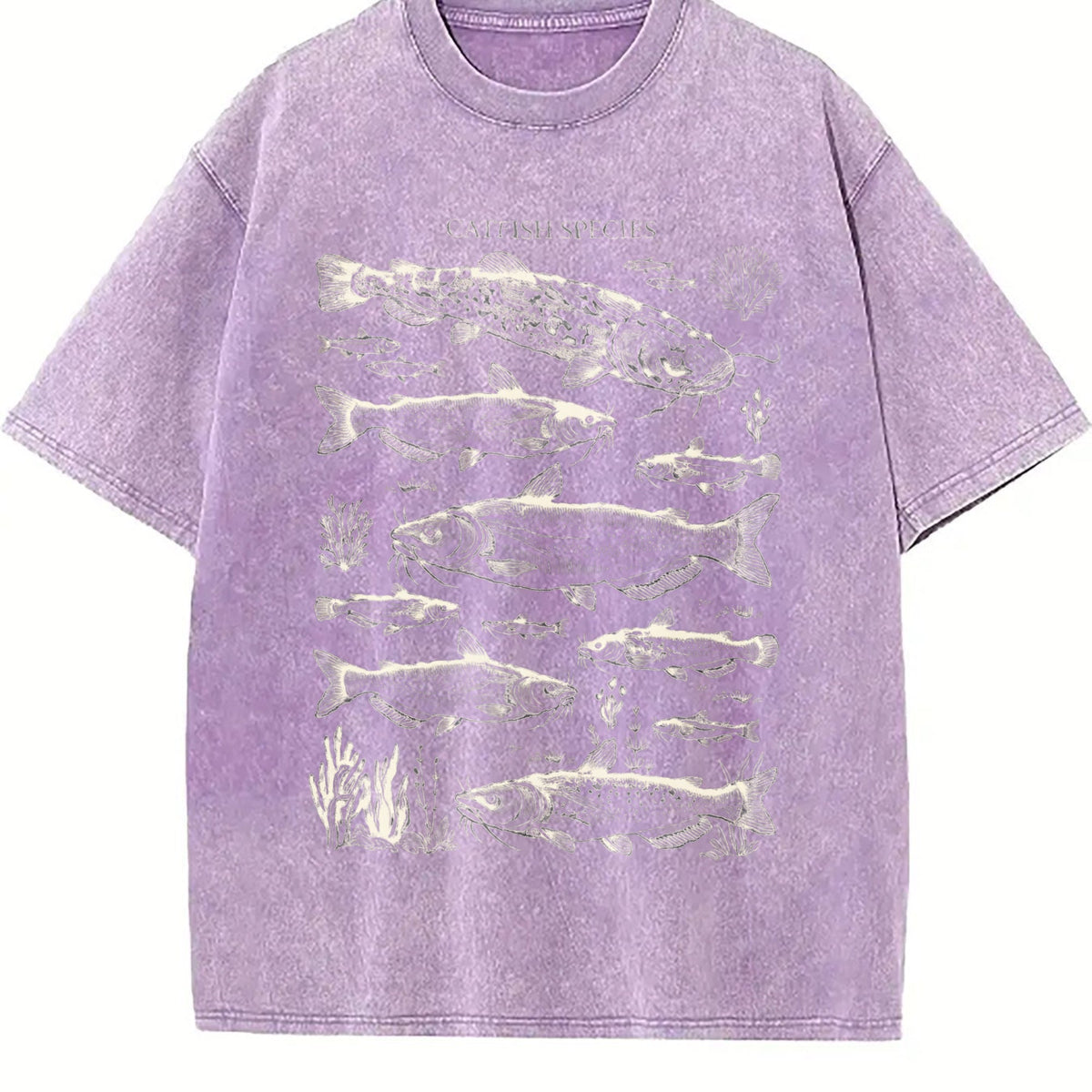 Catfish Species 90s Vintage Washed T-Shirt product image 6