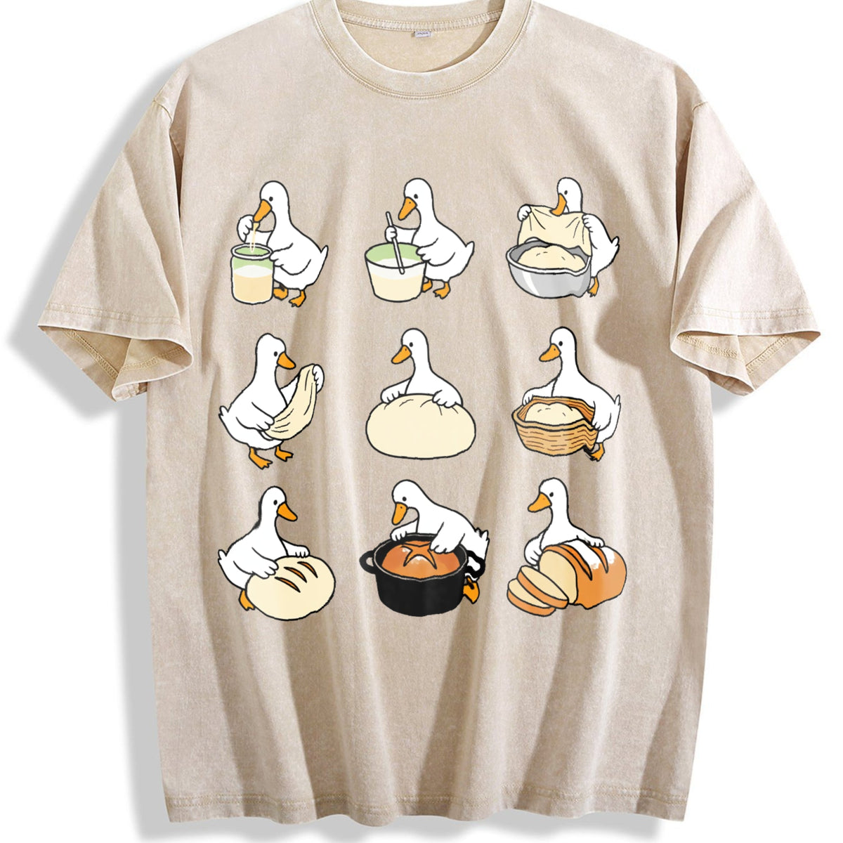 Goose Sourdough Baking Vintage Washed T-Shirt product image 1