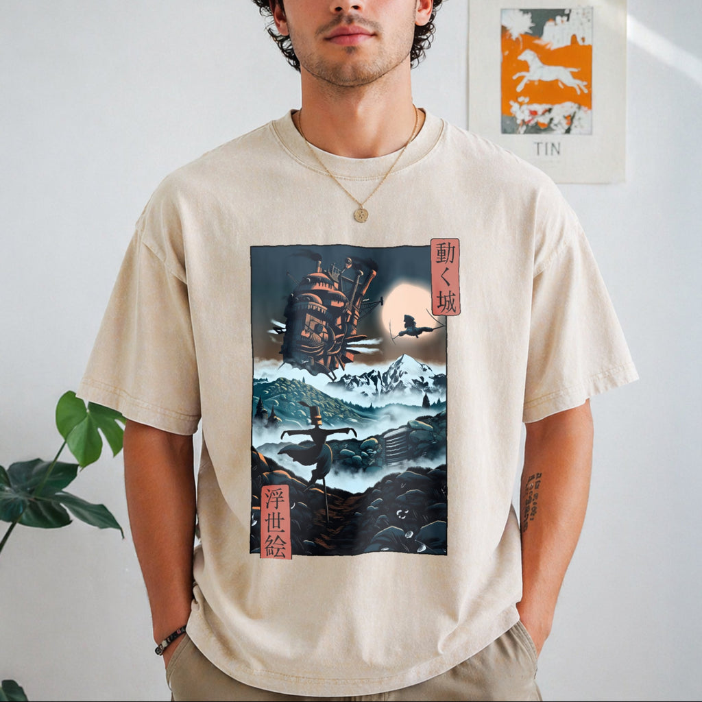Howl's Moving Castle Vintage Washed T-Shirt product image 1