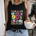 90's - Black With Colorful Women's Tank Top