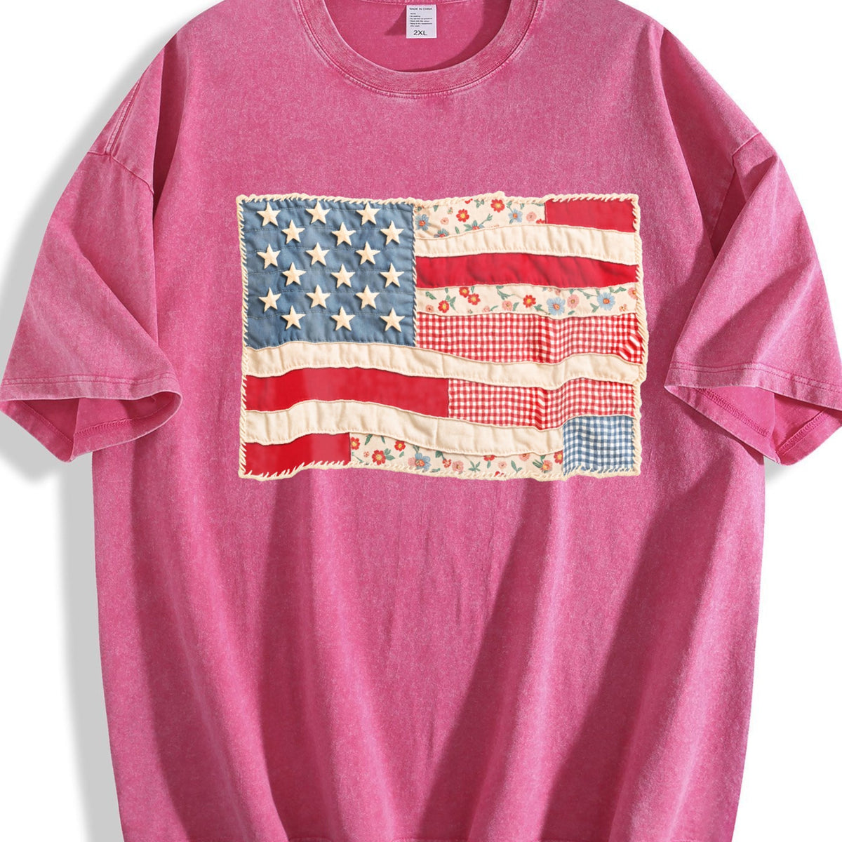 American Flag Vintage Washed T-Shirt product image 5