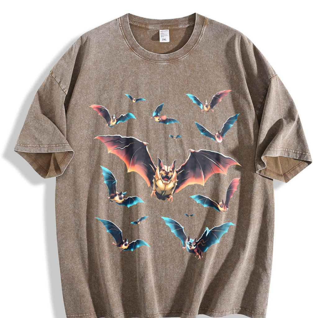 Bats Y2K Vintage Washed T-Shirt product image 3